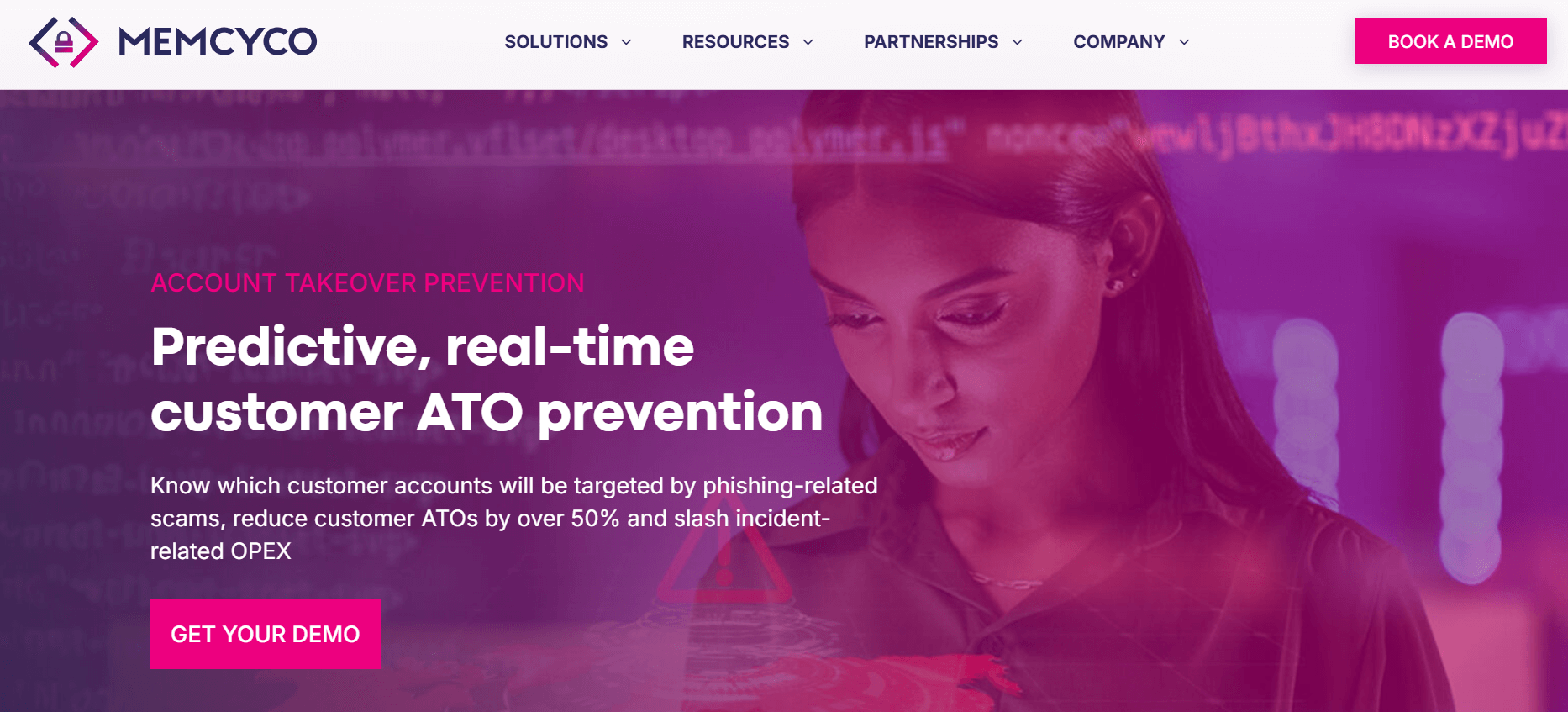 Memcyco Account Takeover Solution